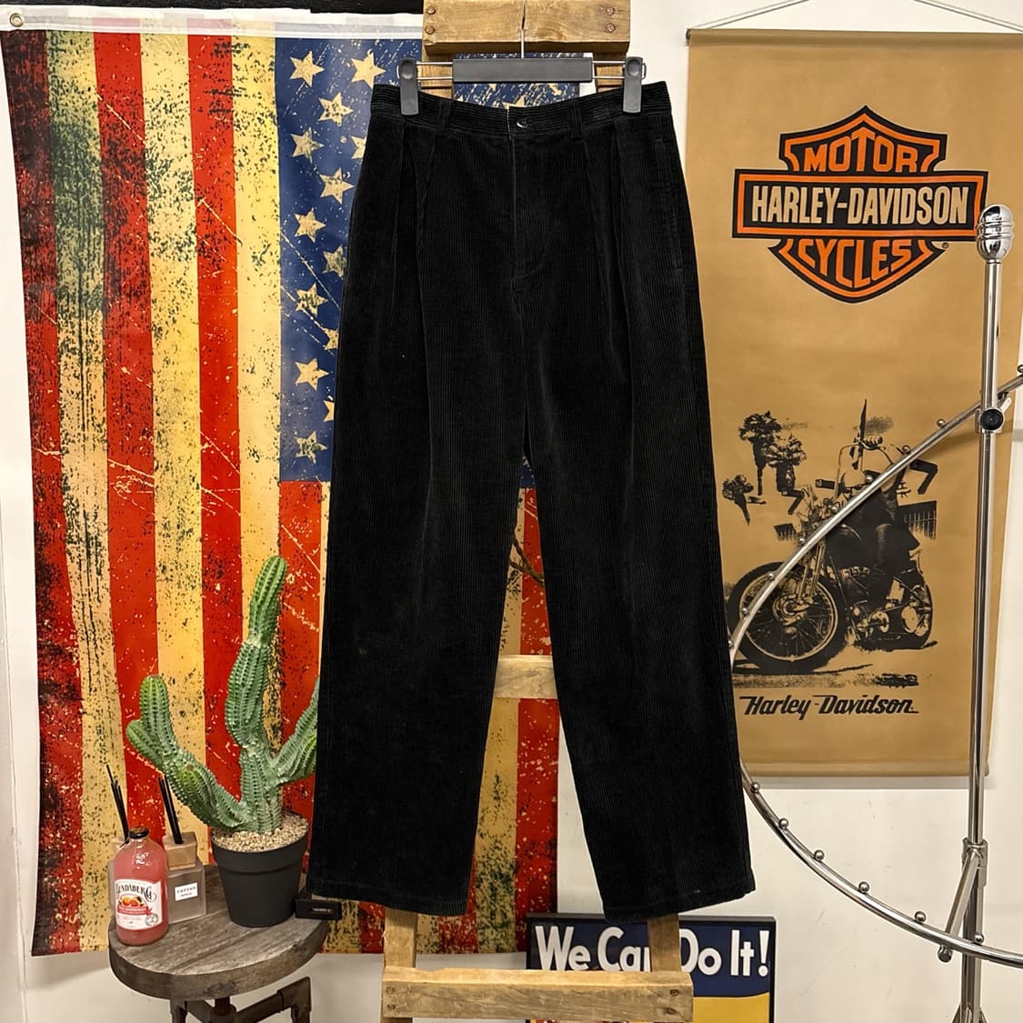 90s 폴로 랄프로렌 풀컷 테이퍼드 코듀로이 팬츠 N92 상품이미지1