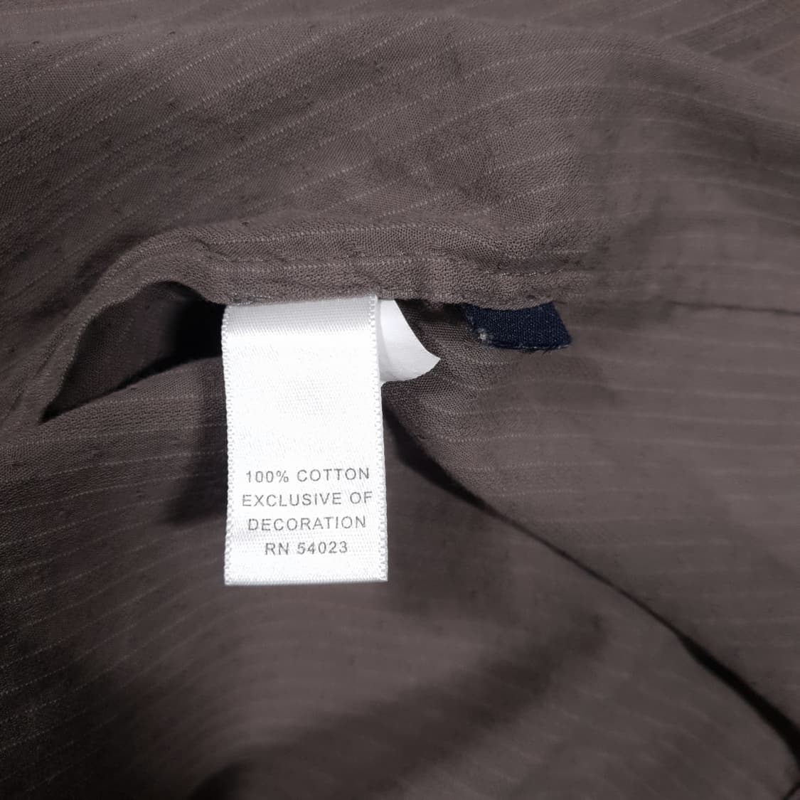 여성 L) 바나나리퍼블릭 셔링 리본 퍼프 반팔 블라우스 브라운 상품이미지5