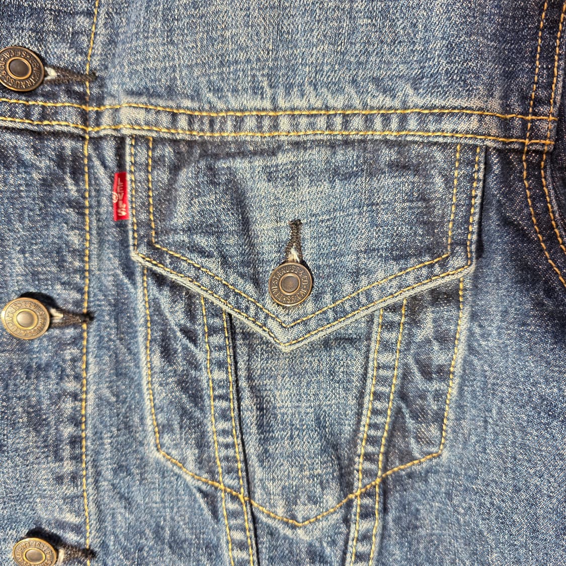 [38]90s 리바이스 557 빅e 트러커 자켓 상품이미지4