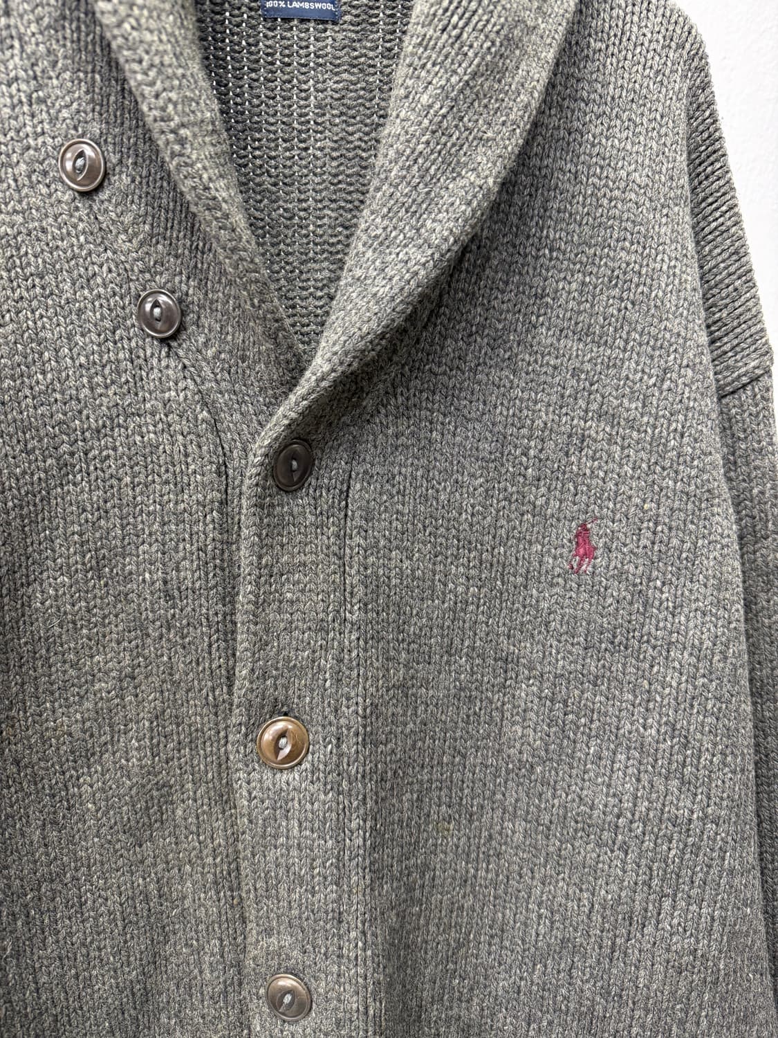 정품) 폴로랄프로렌 니트 가디건 그레이 105 상품이미지4
