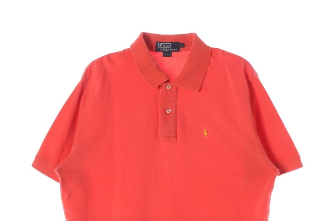 폴로 랄프로렌 레드 피케 반팔 카라티 L 상품이미지3