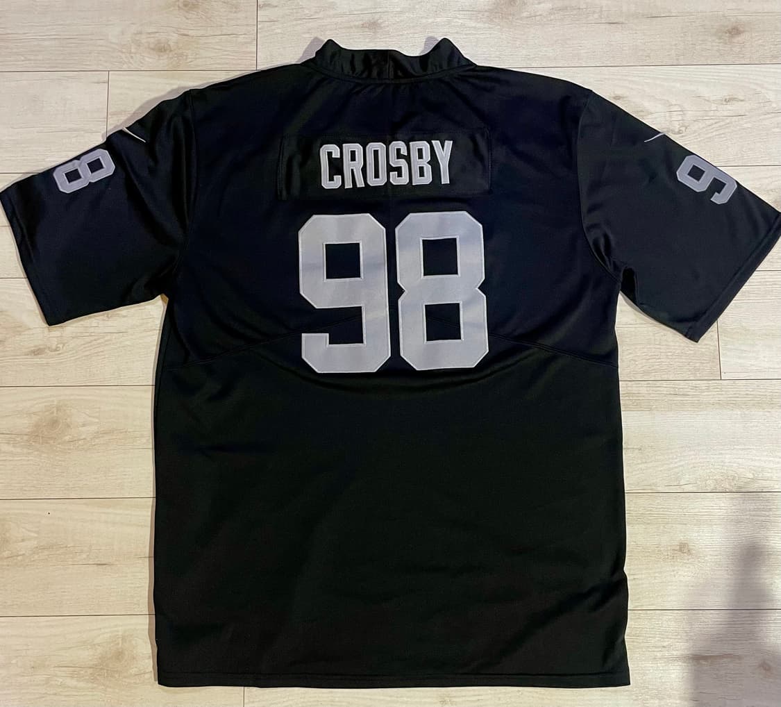 [XL] 나이키 nfl 풋볼져지 져지 레이더스 채영착용 오버핏 상품이미지3
