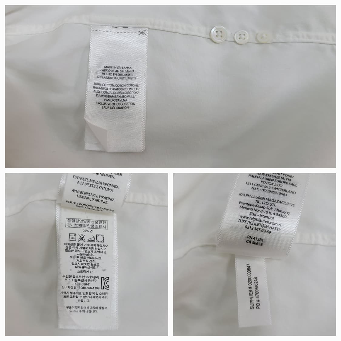 RRL 폴로 랄프로렌 더블알엘 드레스 화이트 셔츠 / 여 155-84A
 상품이미지9