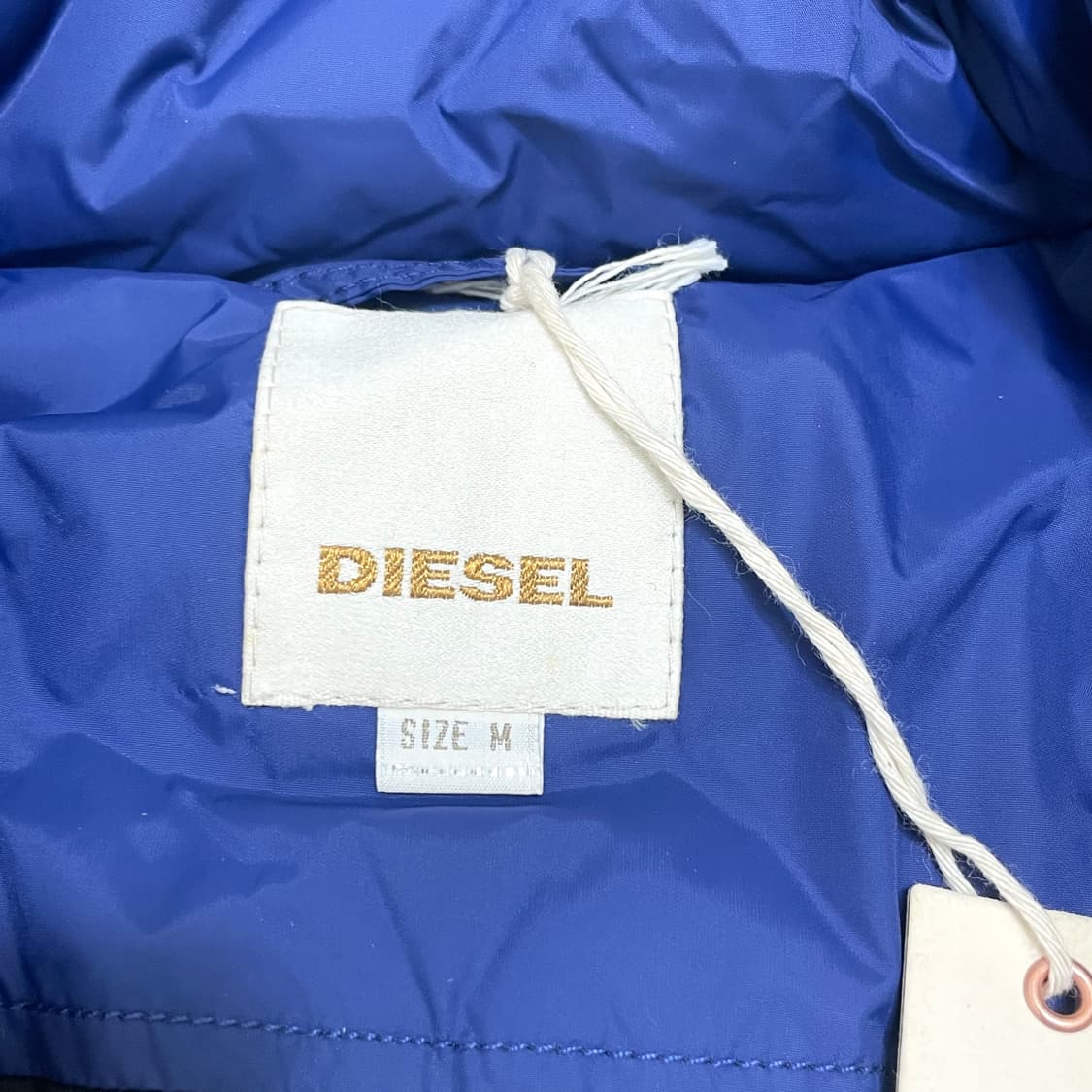 디젤 블루 폴리 패딩점퍼 남성M 상품이미지5