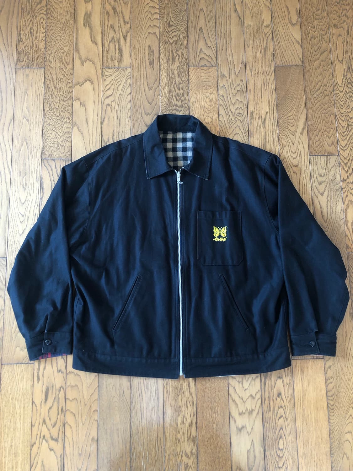 니들스 X AWGE (에이셉 라키) 리버시블 워크 재킷 상품이미지1