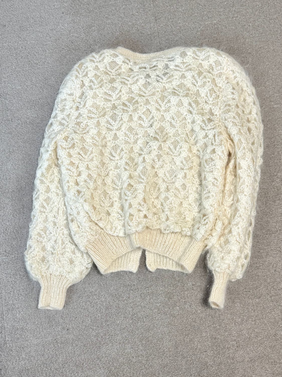 빈티지 lemanie 모헤어 가디건 상품이미지6