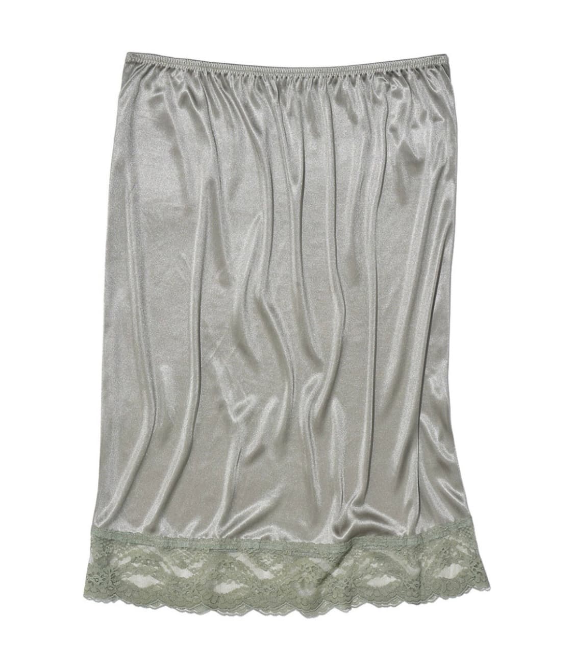 2 IN 1 도트 프린티드 쉬어 미디 스커트 상품이미지4