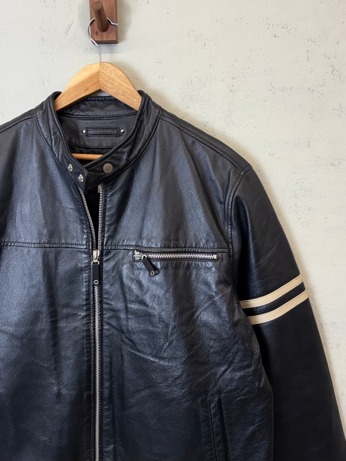 윌슨레더 빈티지 가죽 라이더 자켓 상품이미지2