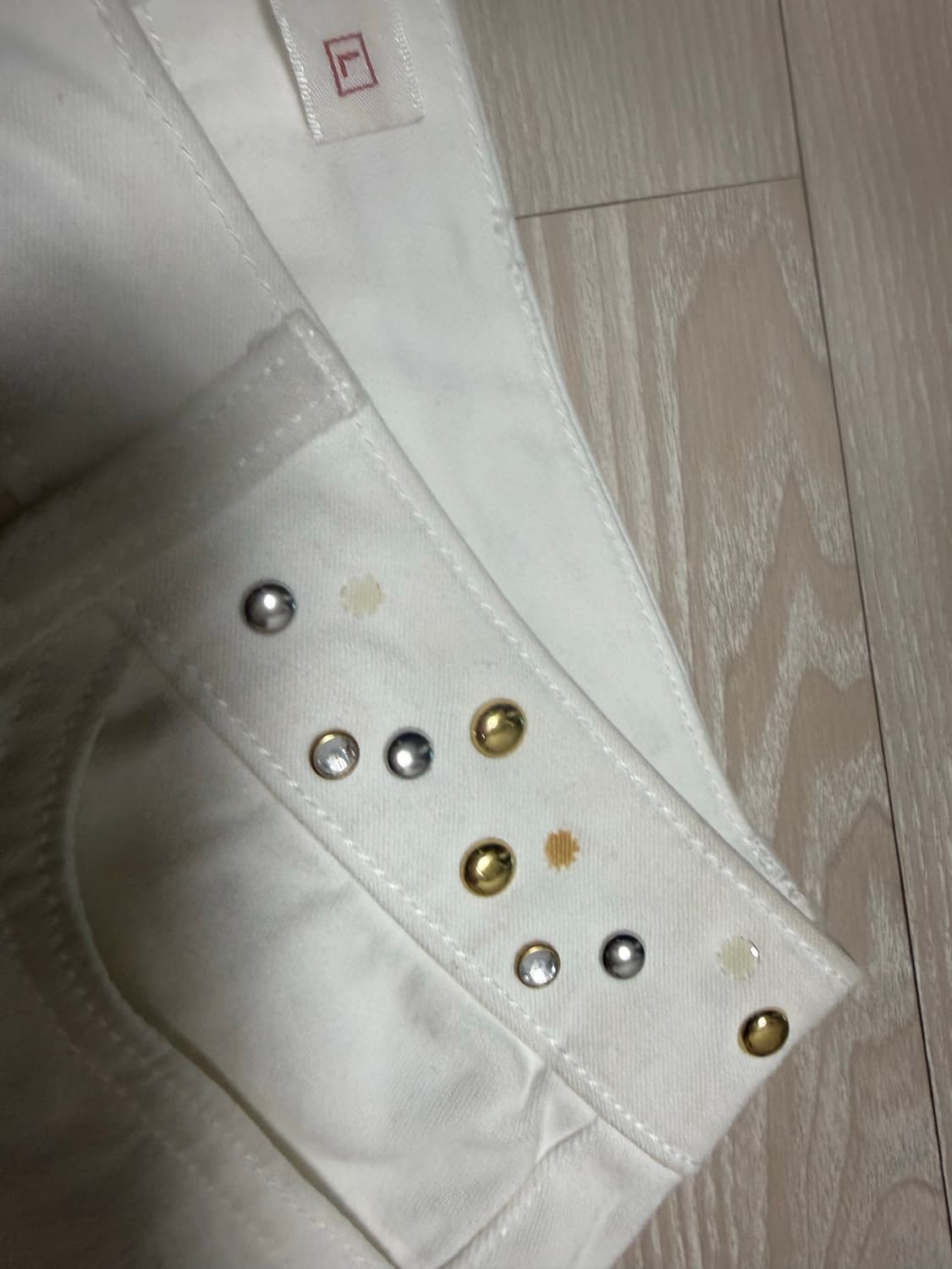 원진 스튜디오 반바지 화이트 상품이미지4