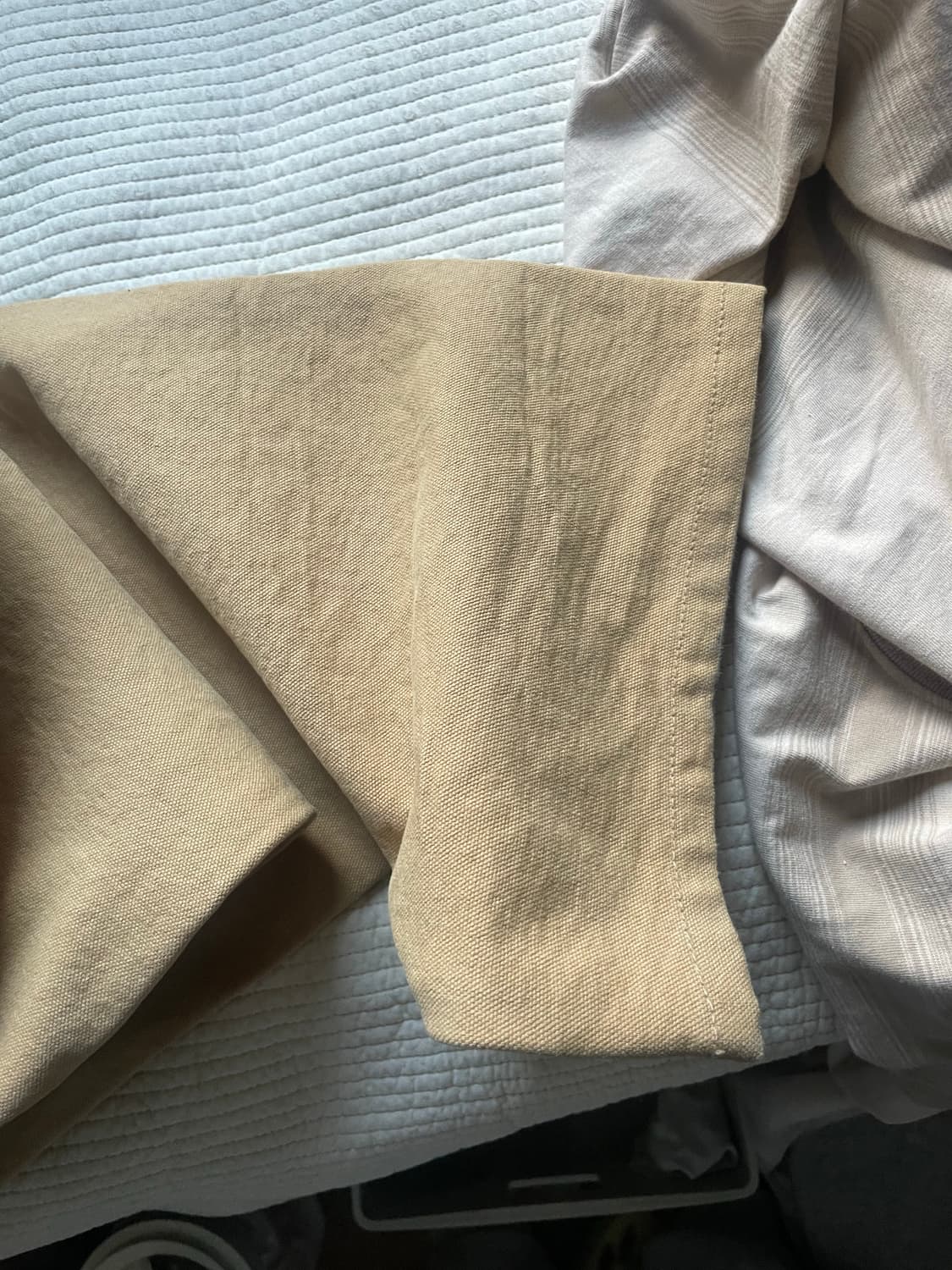 (2)웨스켄 포켓 디테일 와이드 팬츠 블랙, 카멜 상품이미지3