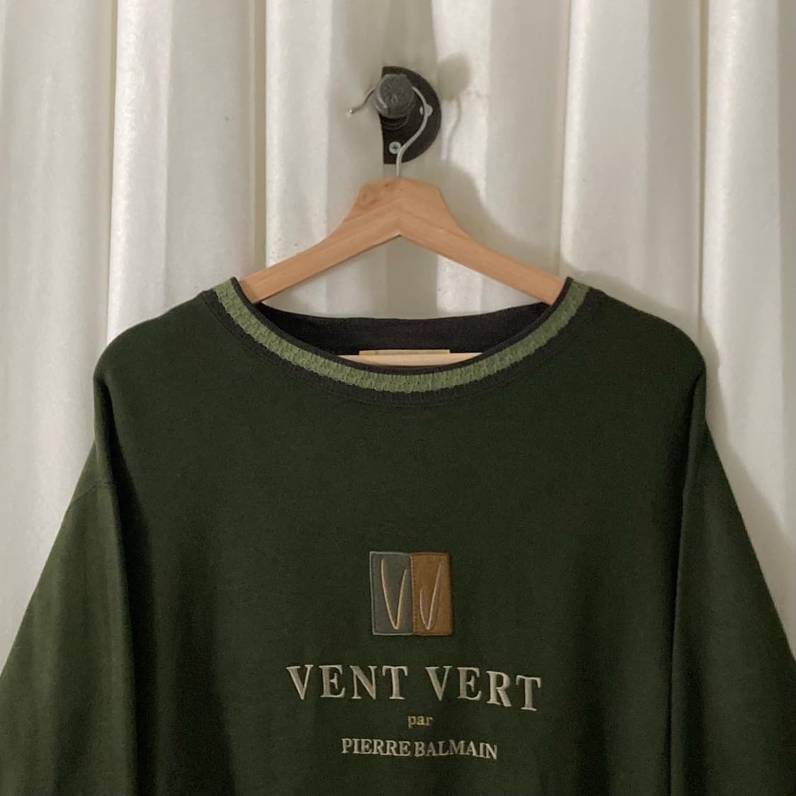 발망 딥그린 앞프린팅 맨투맨 상품이미지2