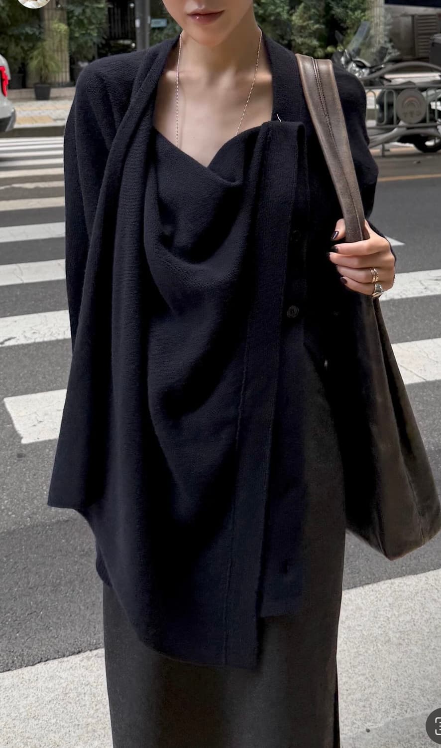 리포스 bold shawl cardigan 상품이미지1