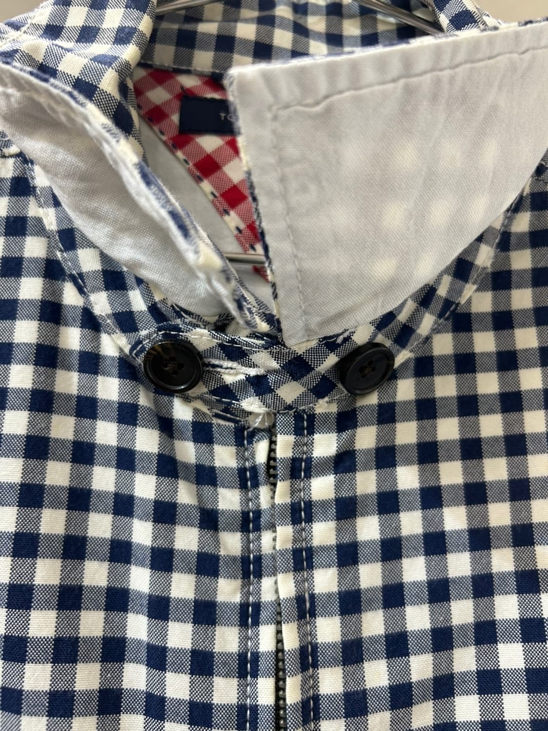타미힐피거 깅엄체크 자켓 상품이미지6