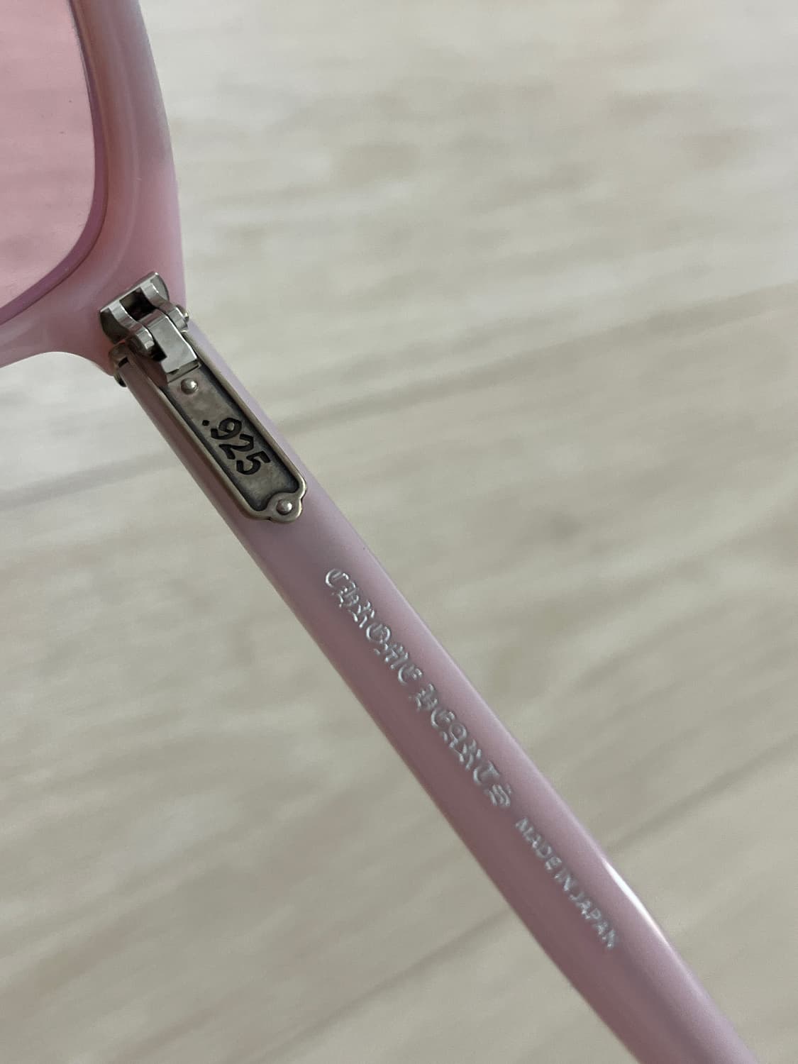 크롬하츠 로우라이더 선글라스 베이비핑크 52 (영수증O) 상품이미지9