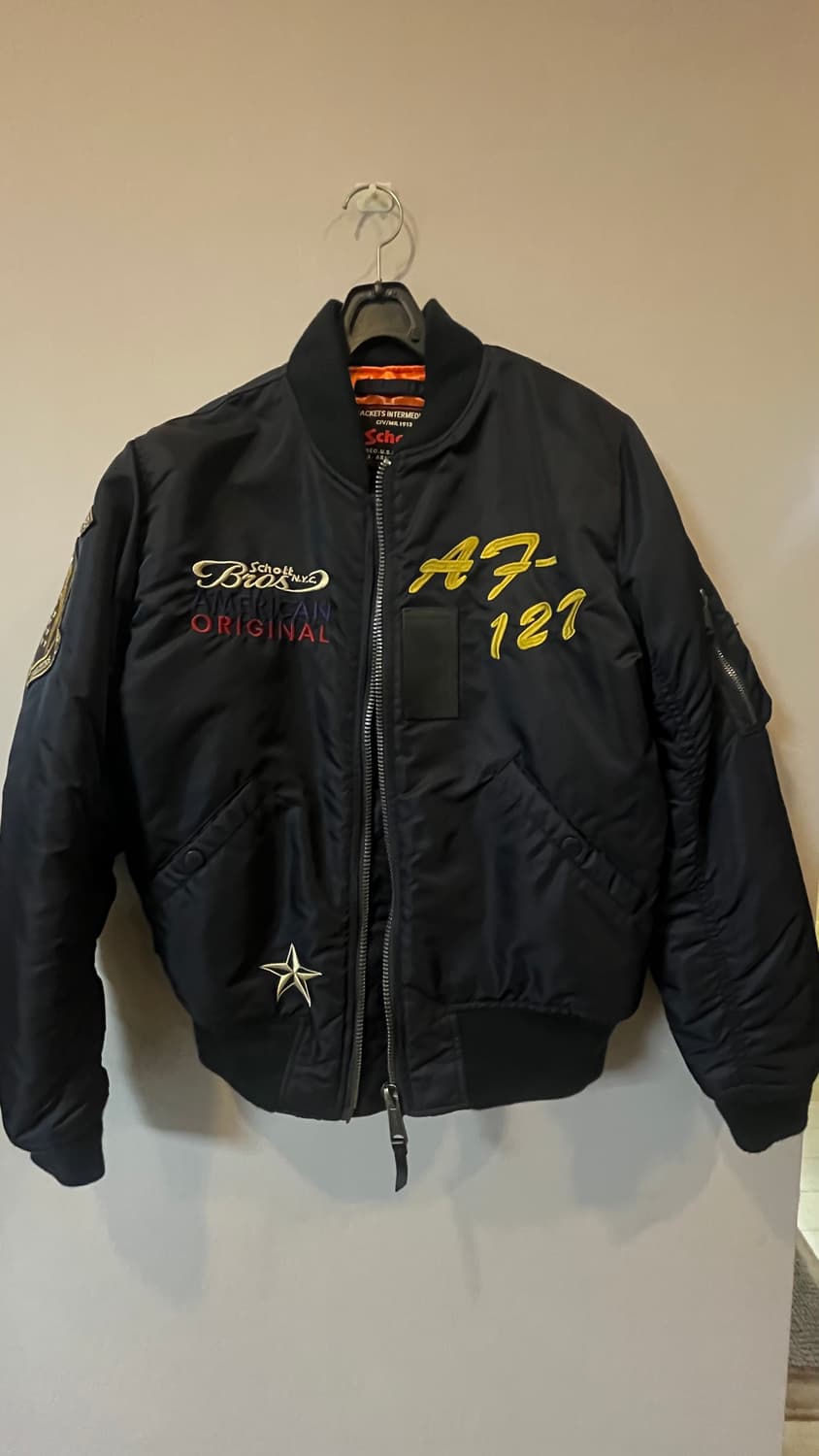 쇼트 성조기 봄버 자켓 상품이미지1