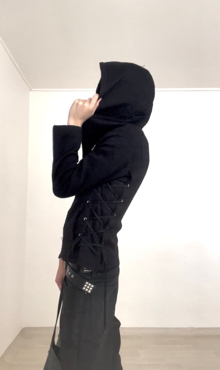 Tornado mart asymmetry lace hood jacket 상품이미지3