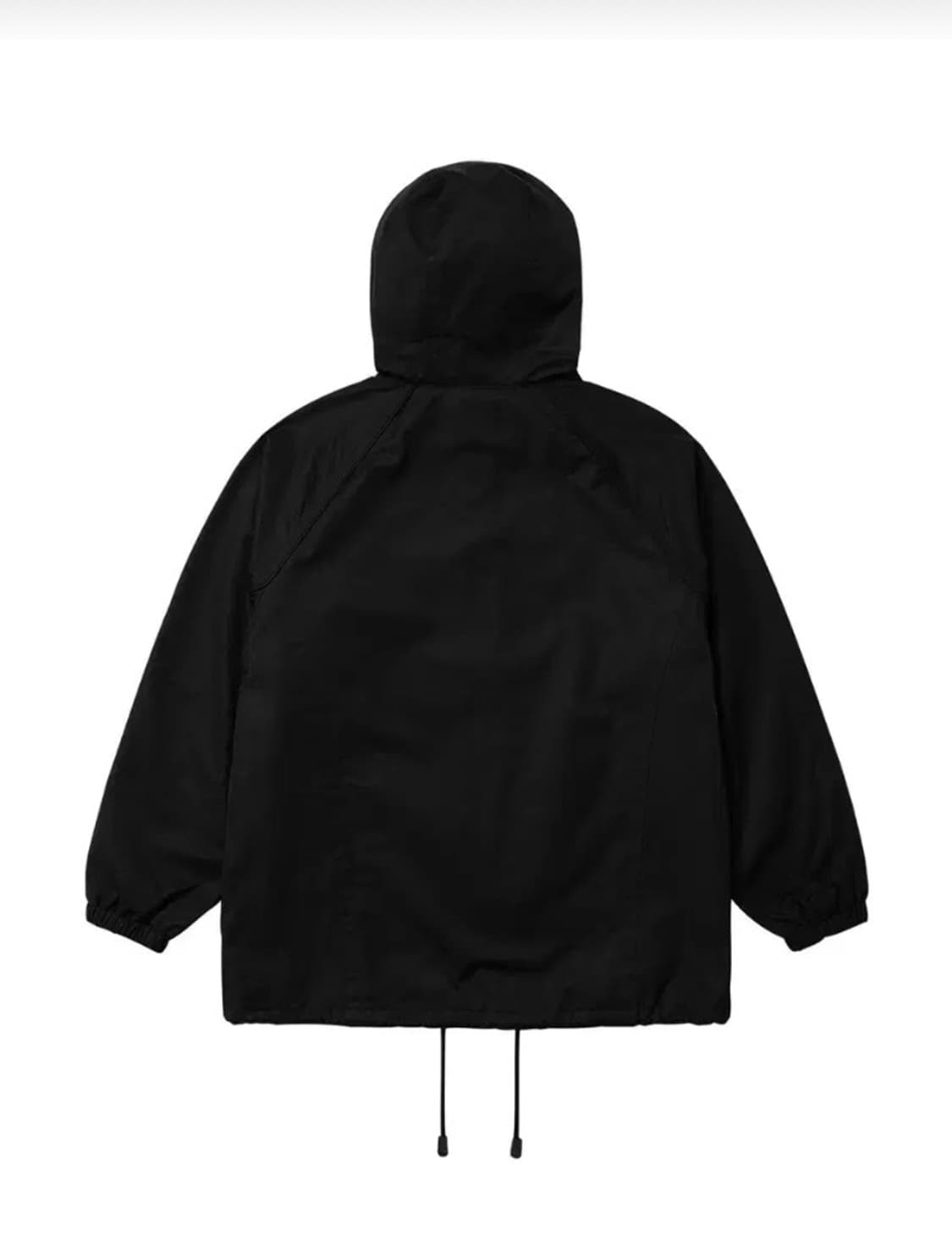 웰빙익스프레스 middle length windbreaker /black 상품이미지2