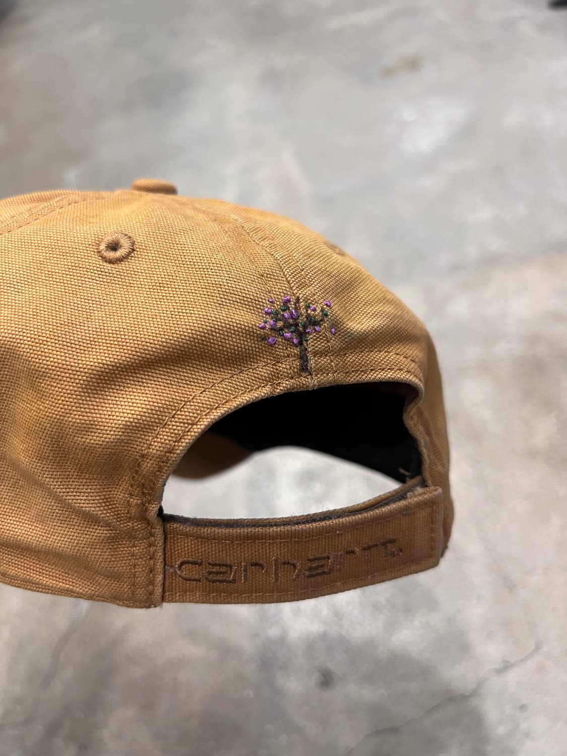 칼하트 오데사 자수 볼캡 브라운 상품이미지3