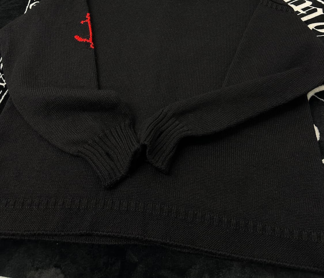 46)건지 울른스 피셔맨 울 가디건 블랙 상품이미지6