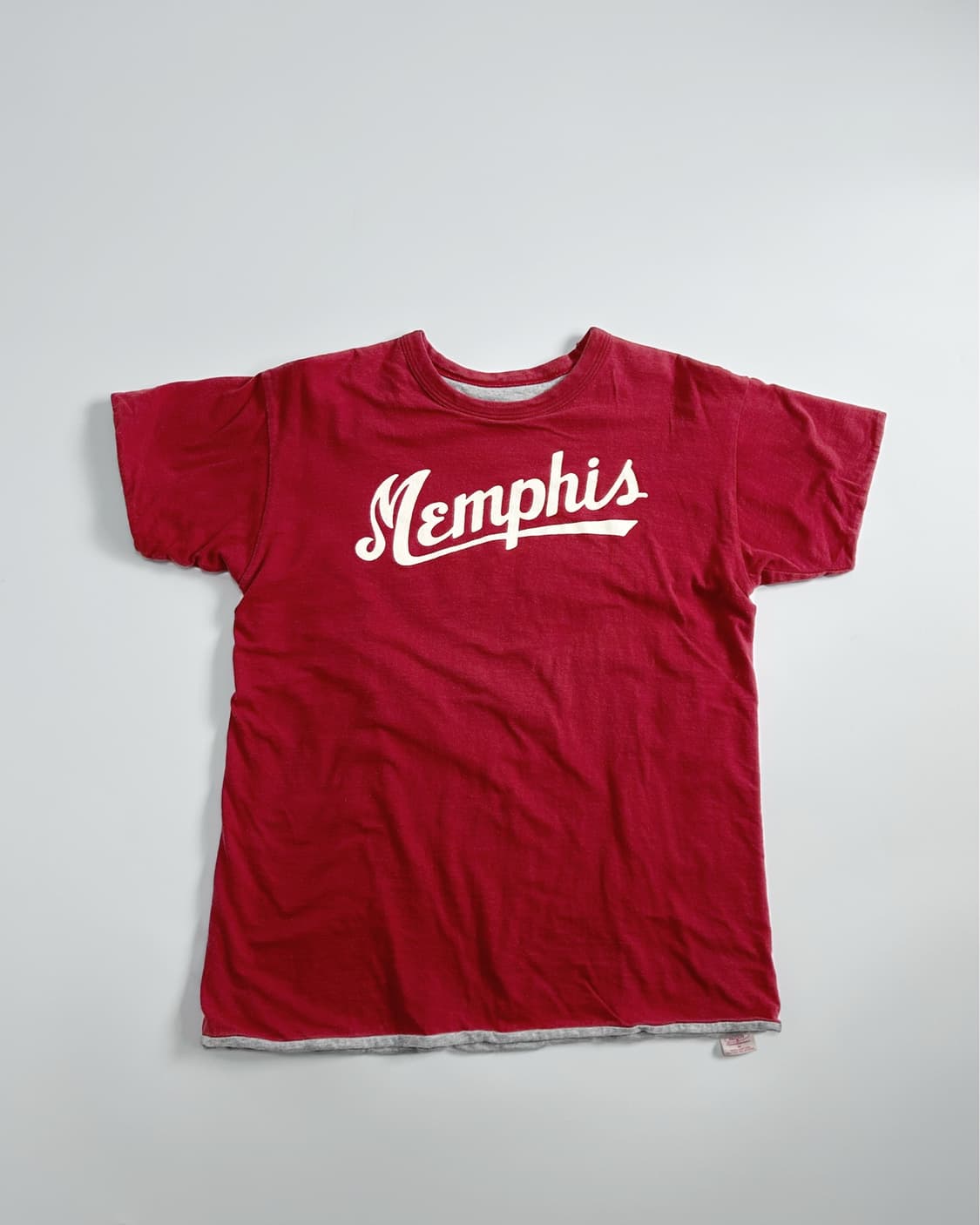 M) 리얼맥코이 Memphis 프린팅 리버시블 티셔츠 상품이미지1