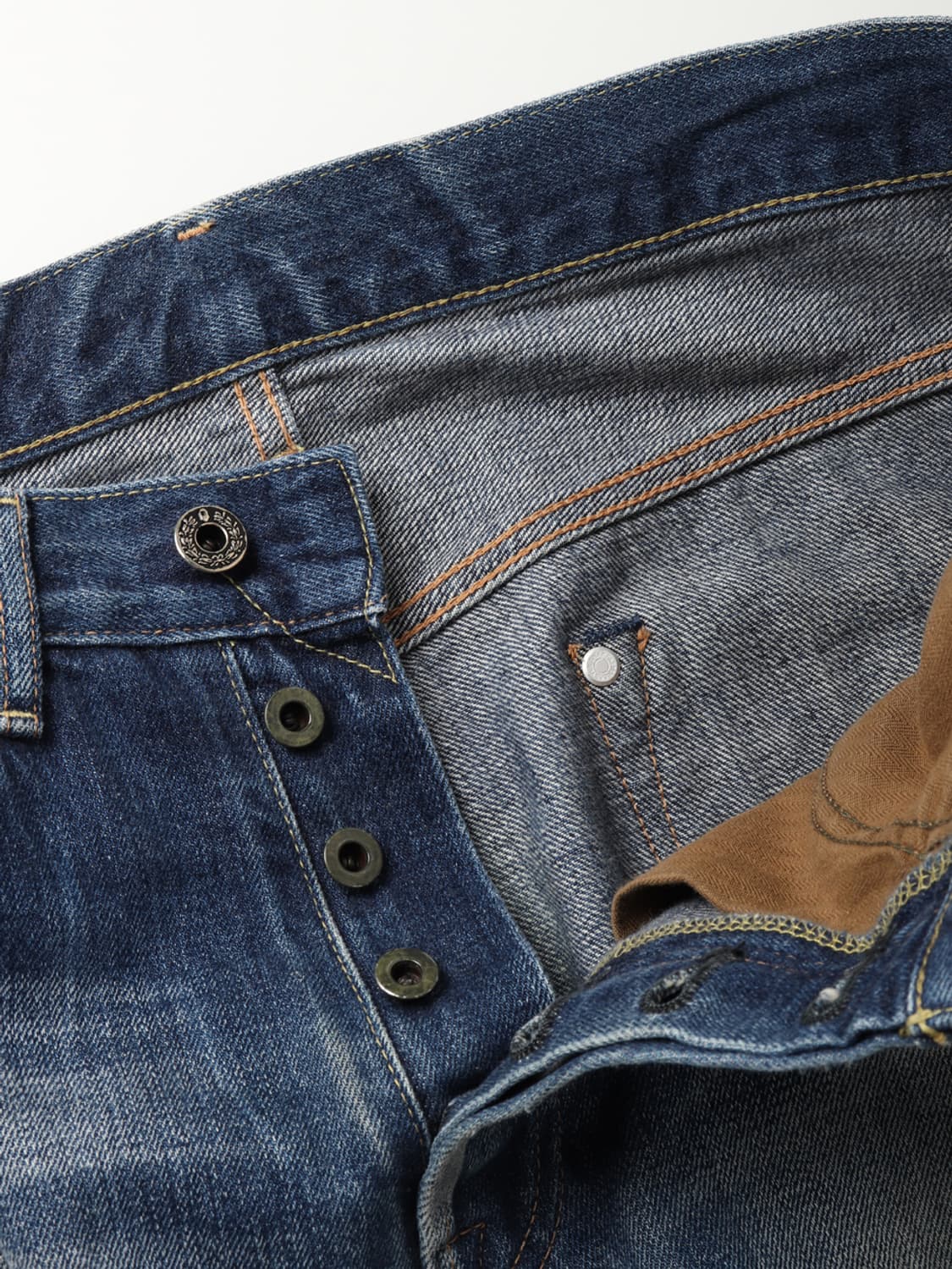 A BATHING APE Ape Head Print Denim Pants 상품이미지4