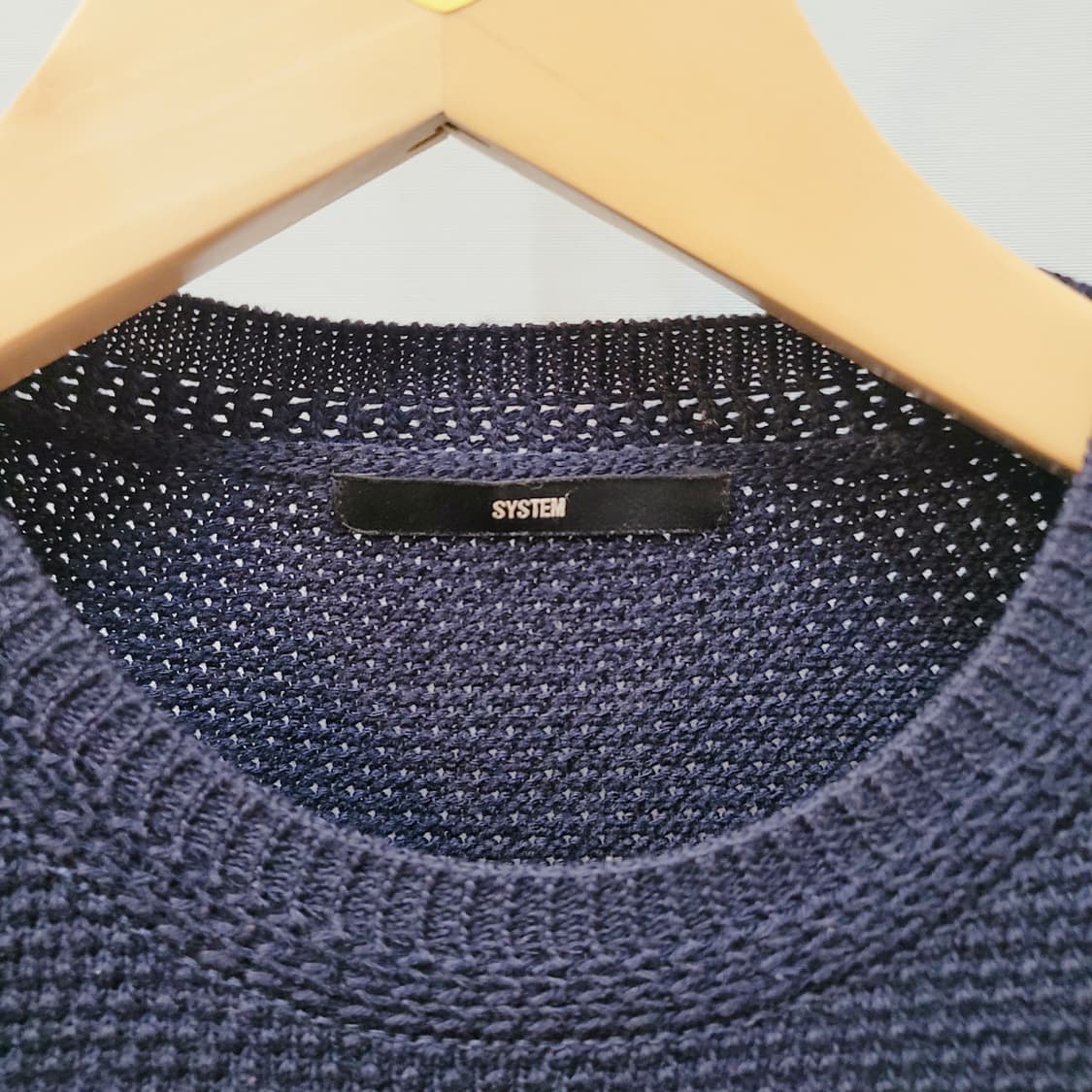 105) 시스템 옴므 배색 니트티  상품이미지5