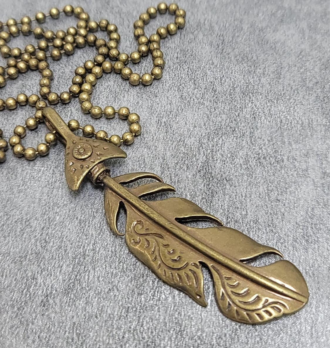 feather necklace set 상품이미지3