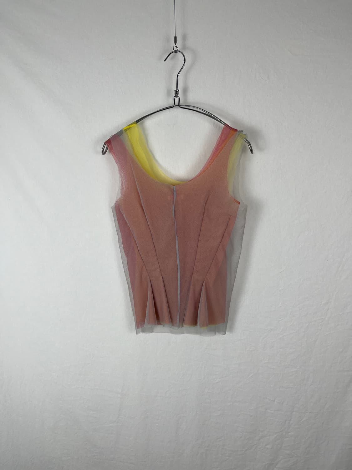 Vintage 매쉬 슬리브리스  상품이미지5