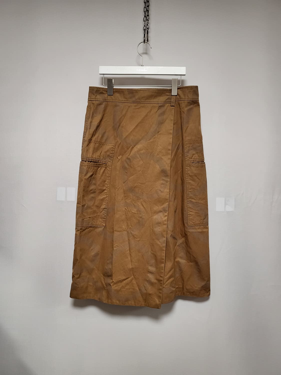 COS 로고패턴 면랩스커트 상품이미지1