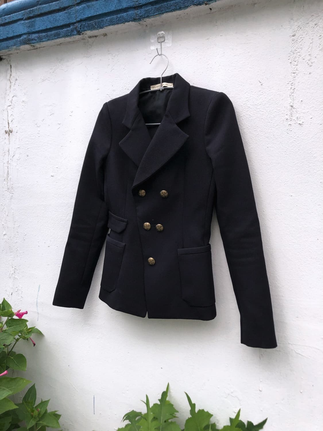 Balenciaga Gold Plate Wool Jacket 상품이미지2