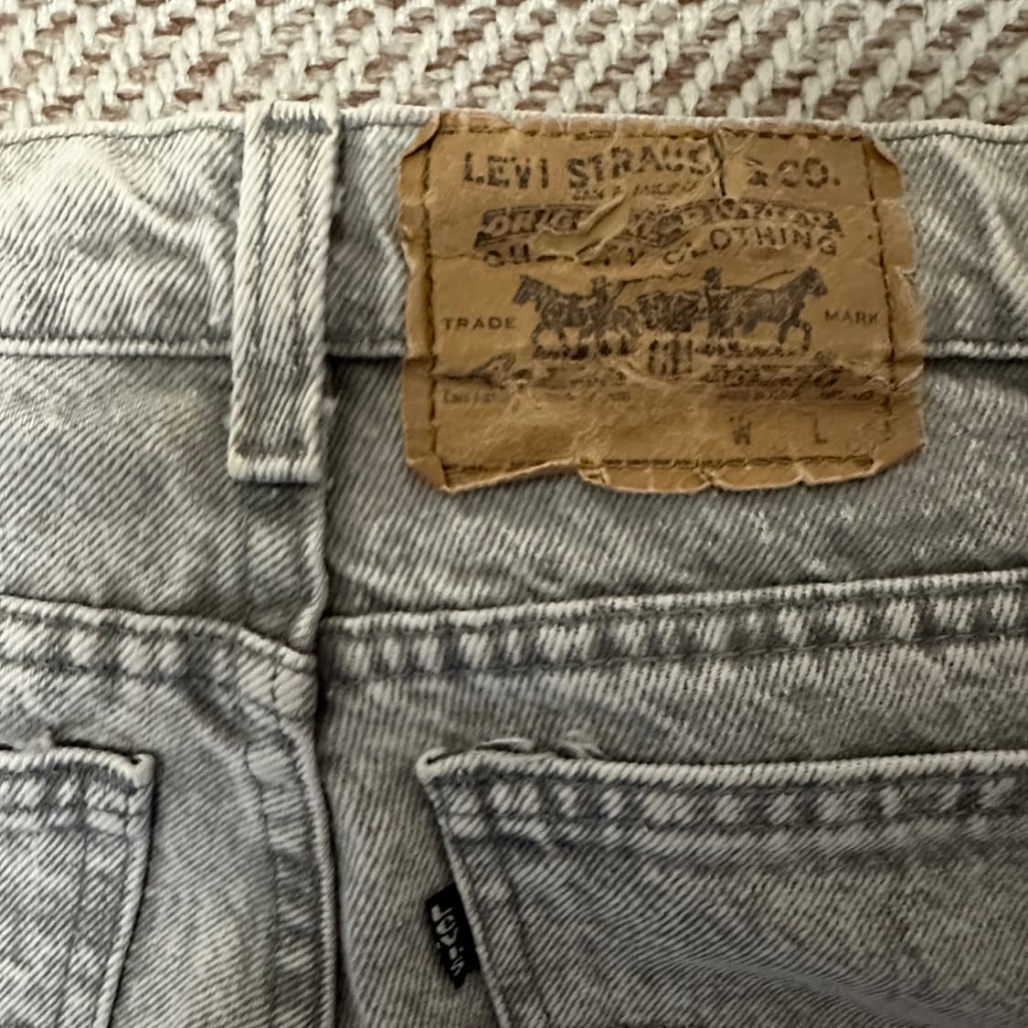 LEVI'S 550 80's usa made blacktab jeans 상품이미지3