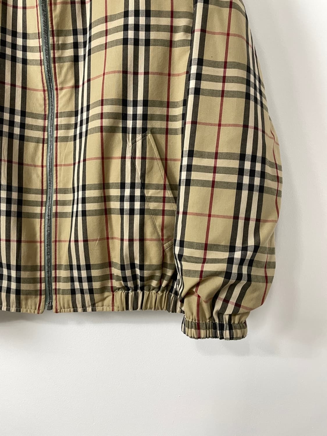 버버리 노바체크 리버시블 블루종 자켓  상품이미지4