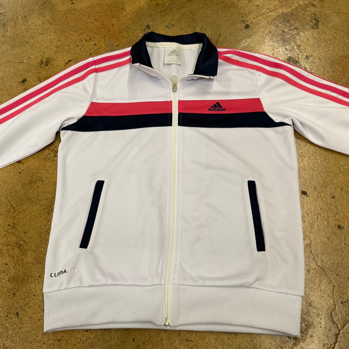 아디다스 흰핑 화이트 핑크 져지 트랙탑 90 상품이미지3