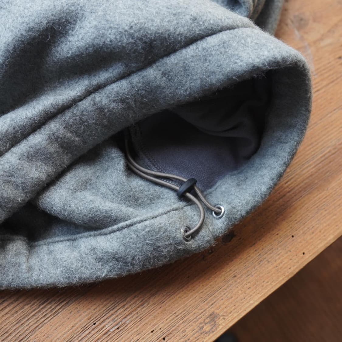 25FW 오라리 실크 후리스 하프집 풀오버 상품이미지5