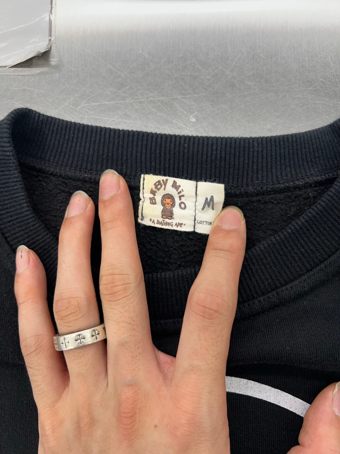베이프 베이비 마일로 풋 솔져 마일로 스웻 셔츠 상품이미지7