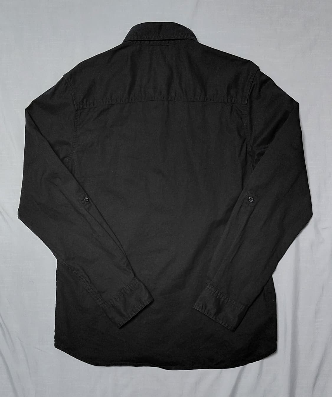 [M] Thruxton 블랙 워크 셔츠 (자수 포인트/스냅 버튼) 상품이미지8