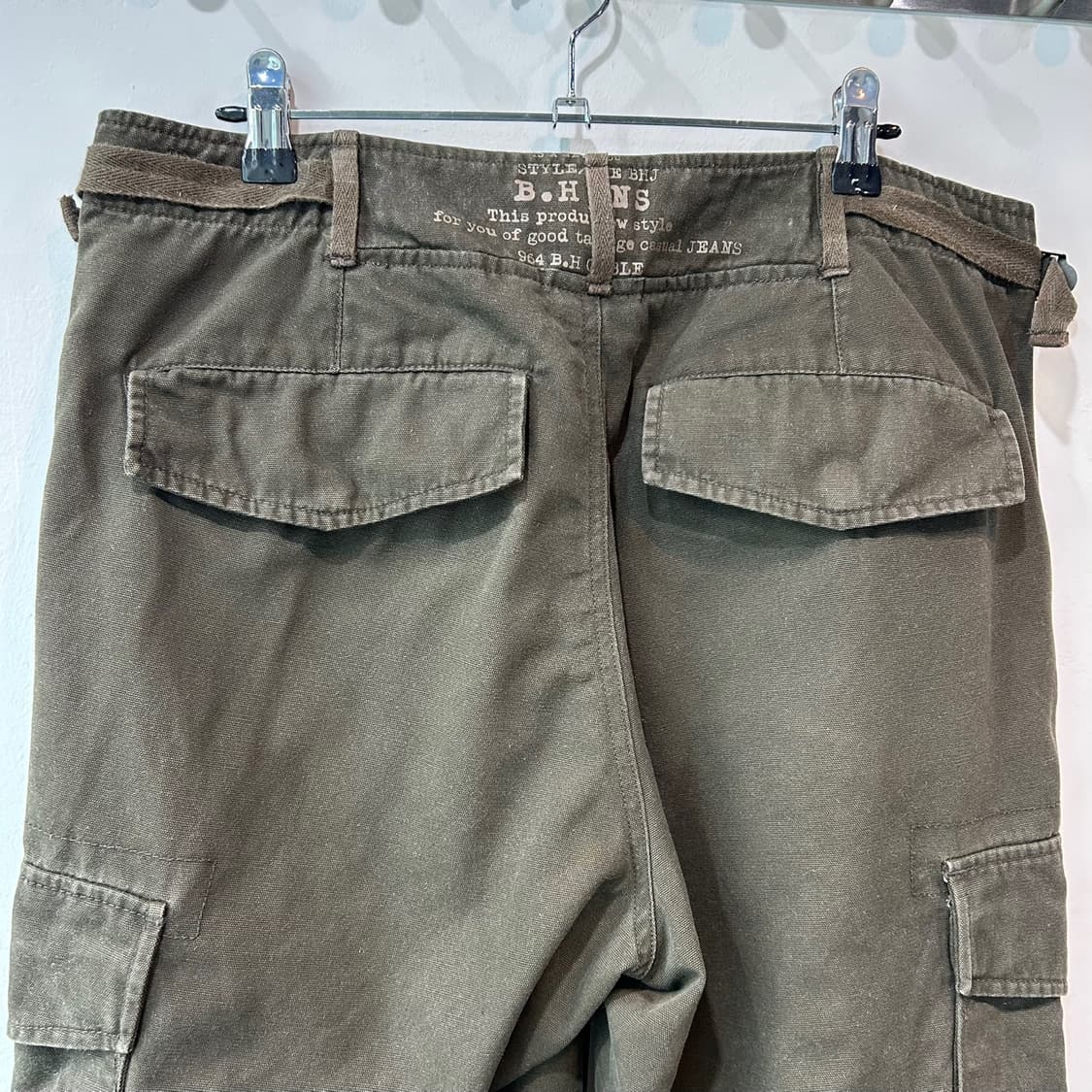 그런지 카키 카고팬츠 상품이미지8