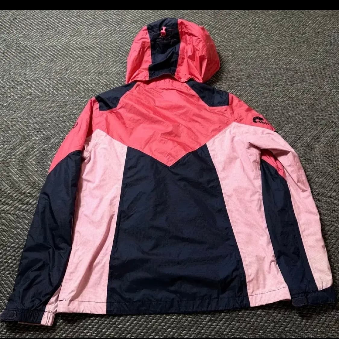 네파 핑크/네이비 윈드브레이커 집업 자켓 (95) 상품이미지3