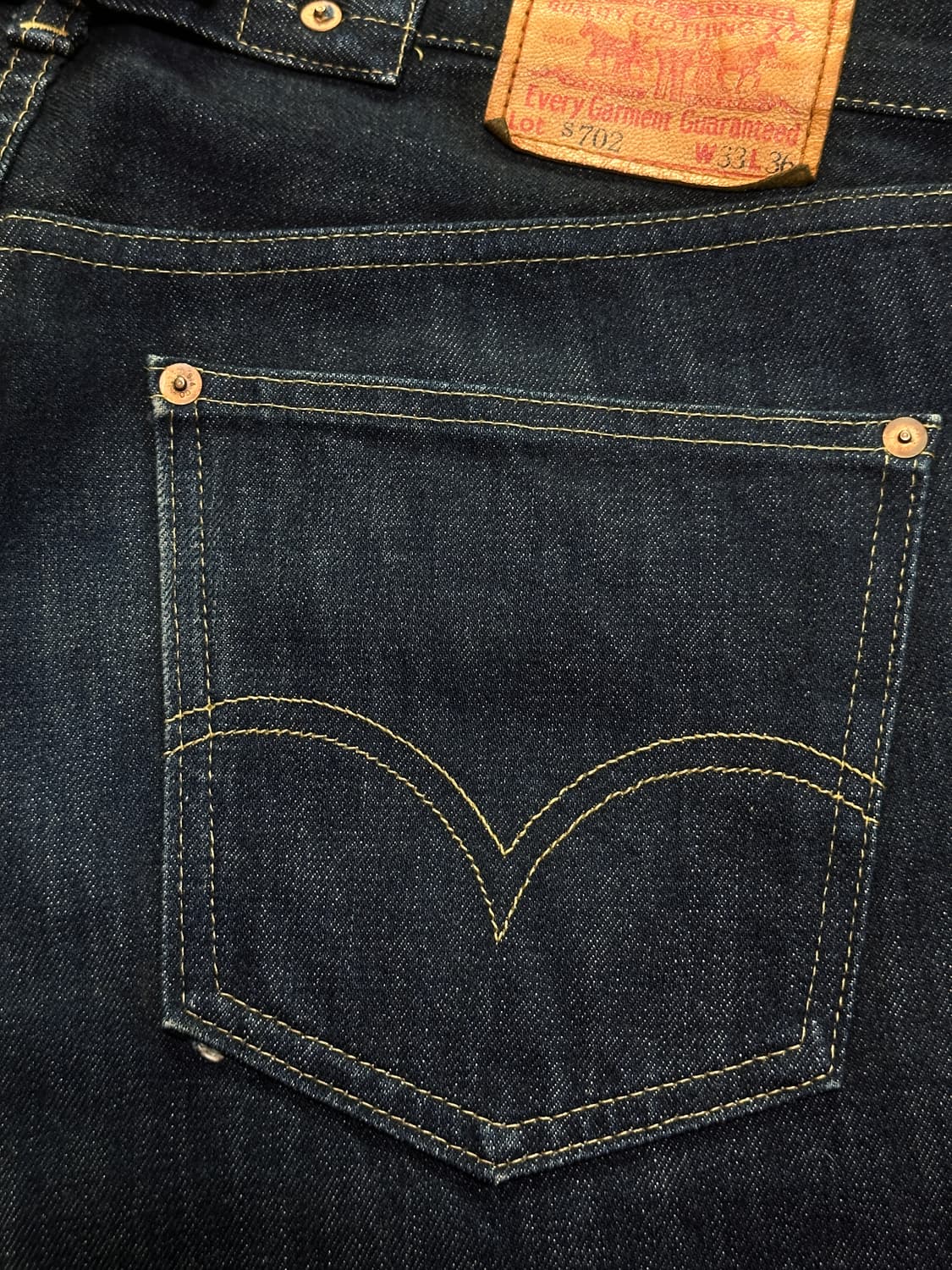 [초희귀/컬렉터피스] LVC 일본판 S702-XX 'No-Tab' 리지드 상품이미지6