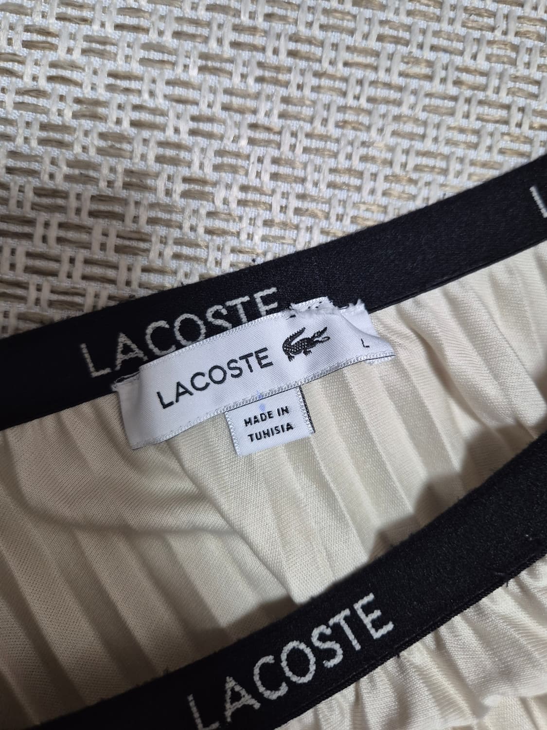 라코스테 플리츠 스커트  라지 밴딩스커트 에이라인 상품이미지7