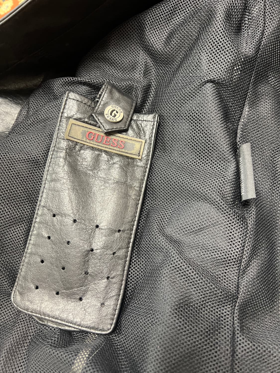 [L] OLD Guess 게스 빈티지 가죽 카코트 상품이미지6