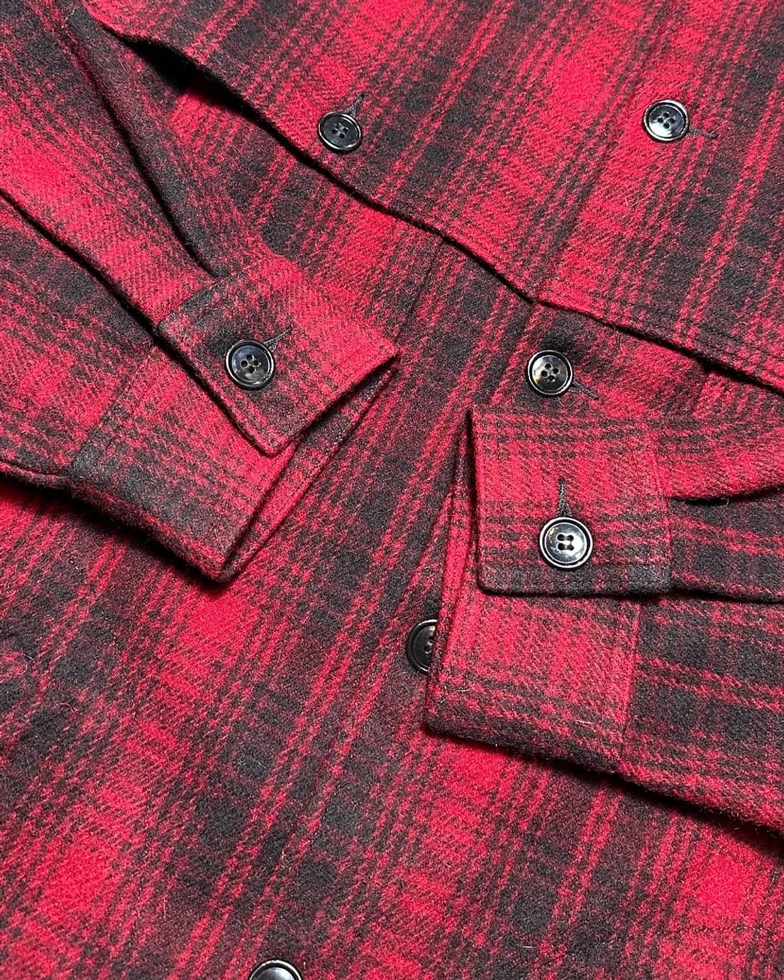 80-90s 헤비 울 버팔로 매키노 헌팅 자켓 made in usa 상품이미지5