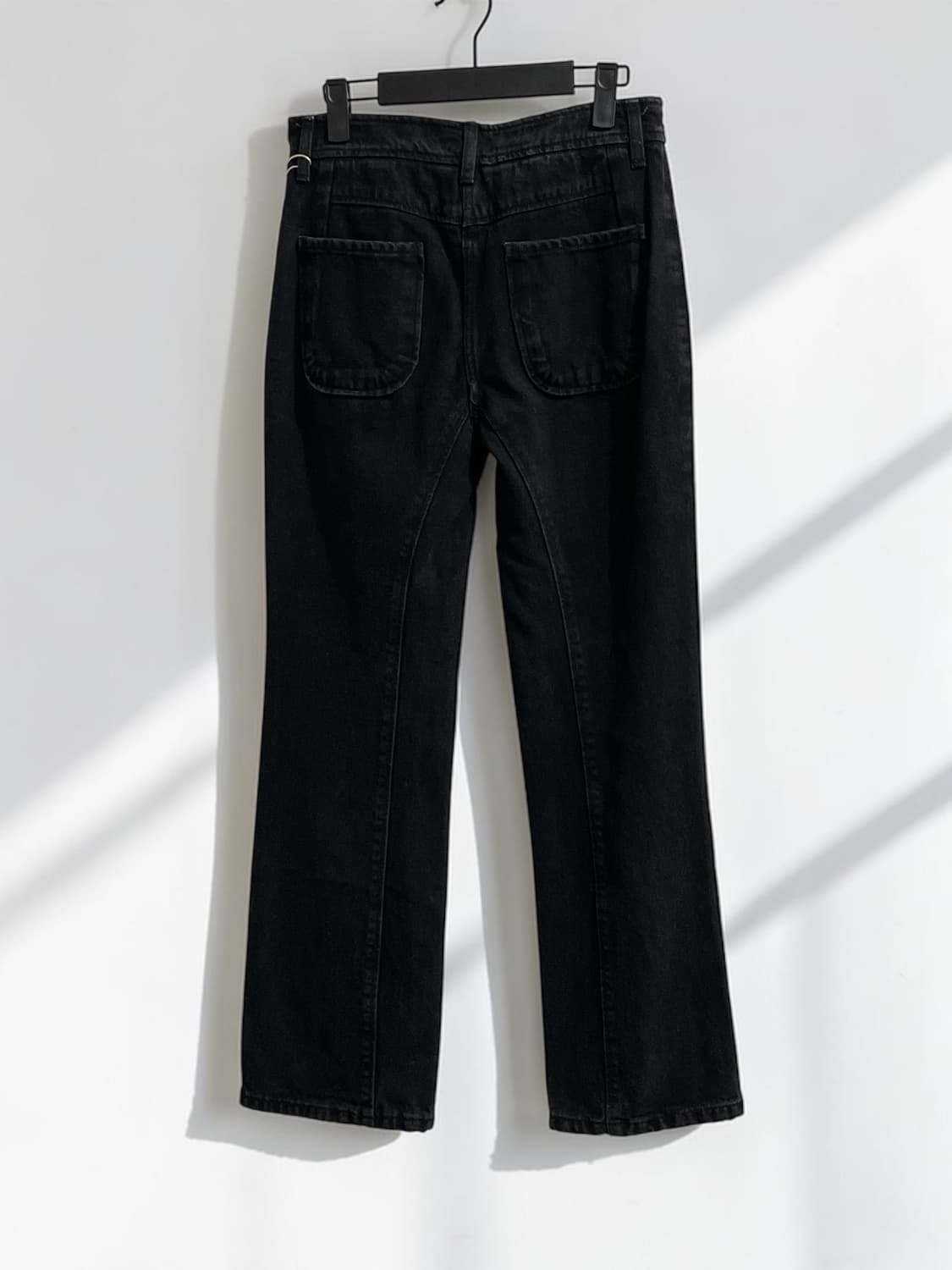 시스템 워싱 코튼 와이드 팬츠 상품이미지2