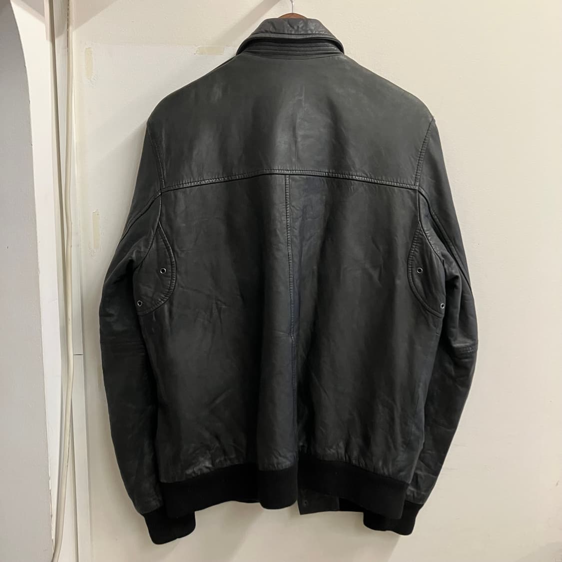 N189 퀵실버 가죽자켓 상품이미지2