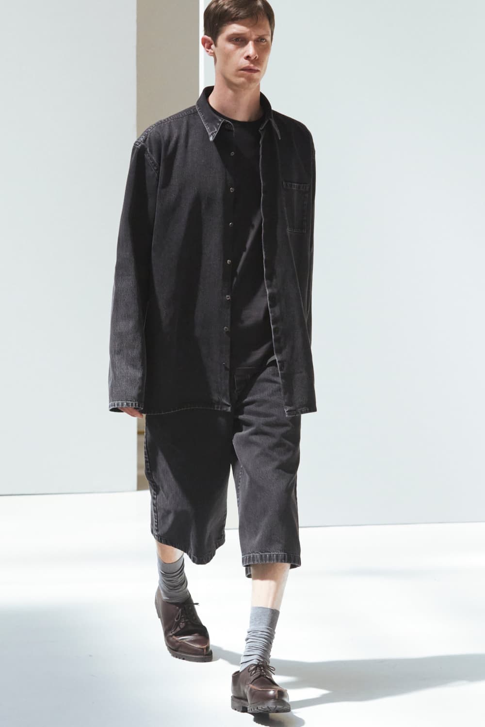 [L] 리에르 데님 셔츠 상품이미지1