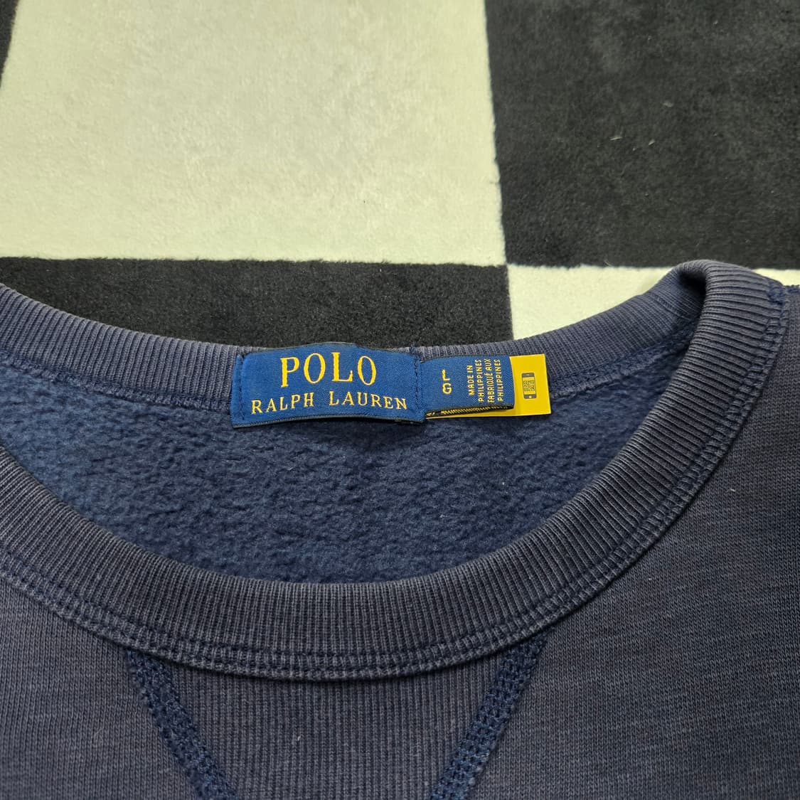 L 폴로랄프로렌 아치 스펠아웃 스웻셔츠 피그먼트 네이비 상품이미지3