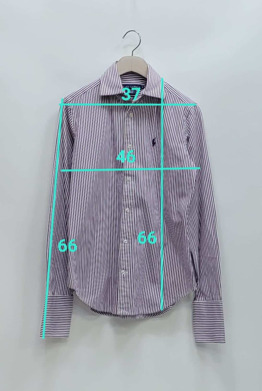 POLO 폴로 랄프로렌 스트라이프 슬림핏 셔츠 / 여 6 (55~66)  상품이미지10