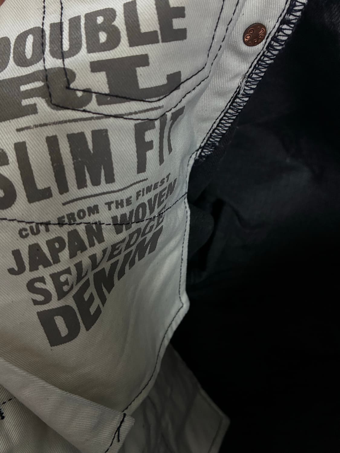 RRL 슬림핏 블랙온블랙 30/32 상품이미지3