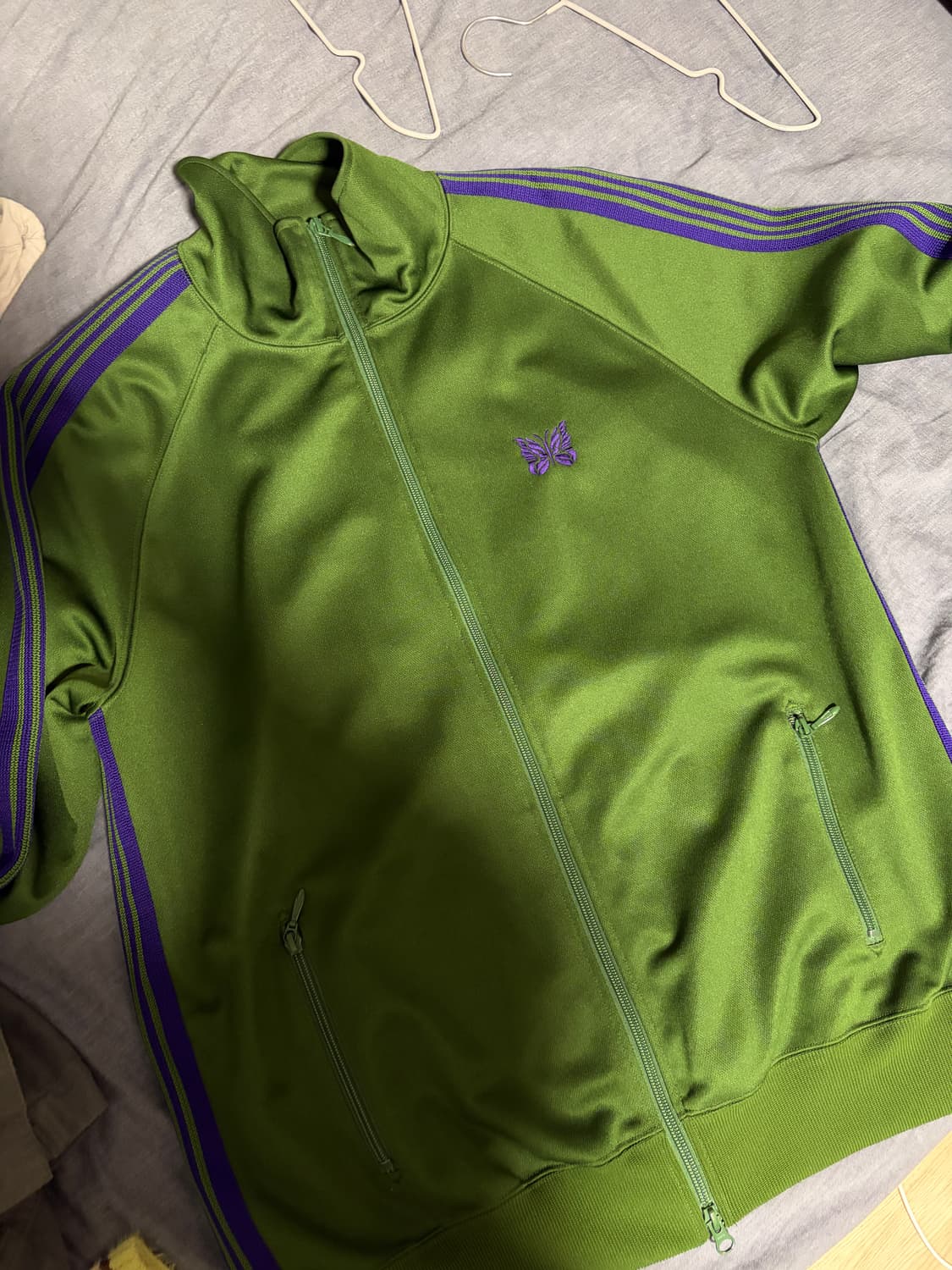 니들스 트랙 자켓 폴리 스무스 아이비 그린 상품이미지3