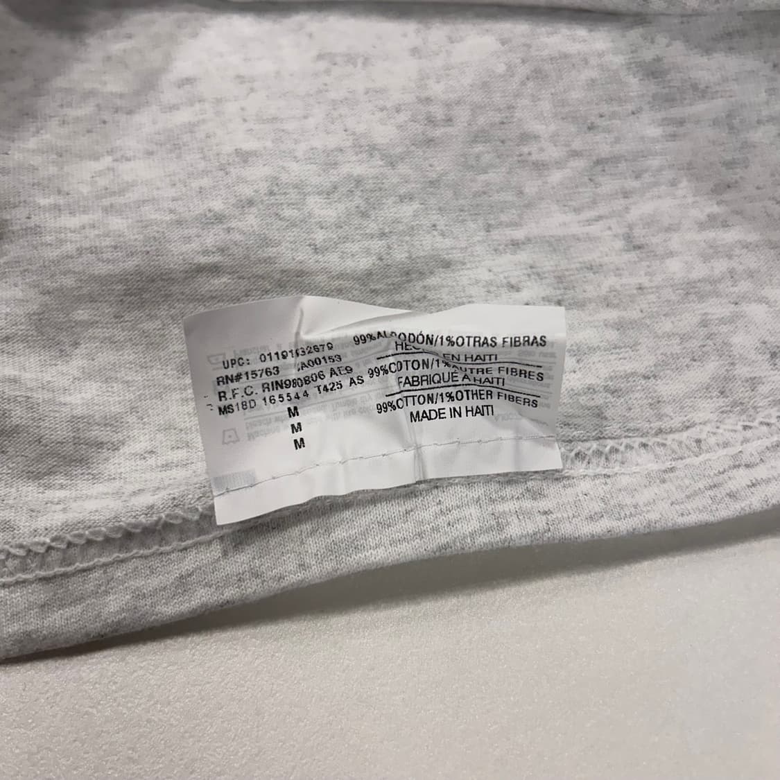 [M] 챔피언 베이식 반팔 티셔츠 그레이 A334 상품이미지6